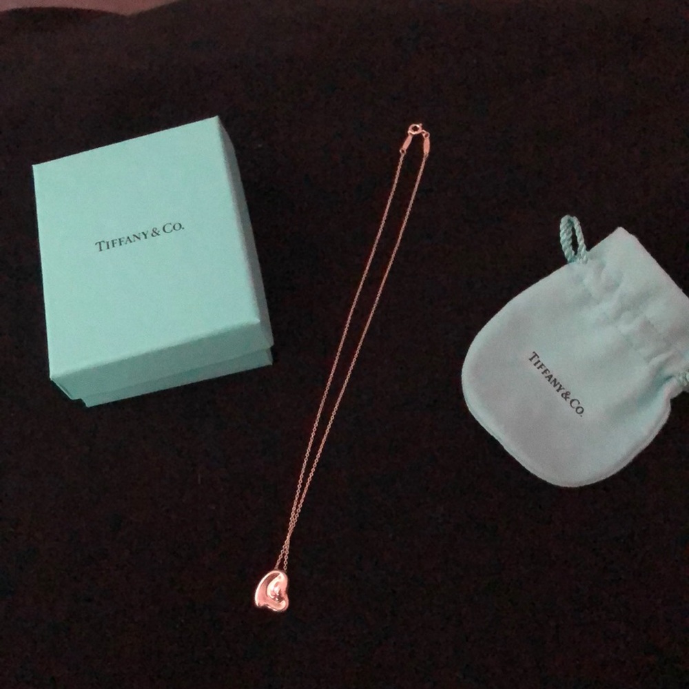 Tiffany Elsa Peretti Heart Necklace